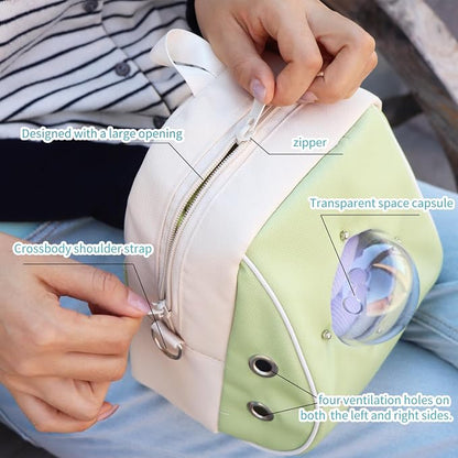 Hamster Carrier, Suitable for Sugar Gliders, Parrots and Other Small Pets - Image 4