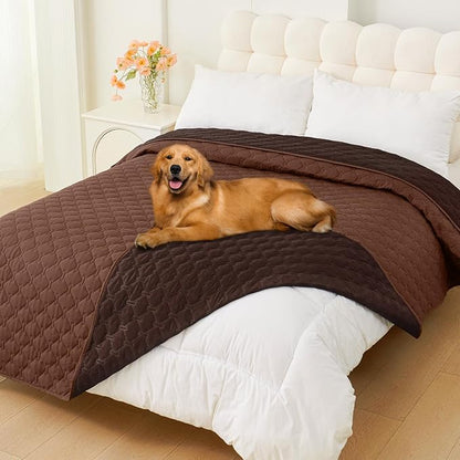 Smiry Waterproof Dog Bed Cover Blanket, Soft Reversible Pet Blanket, Washable by Smiry