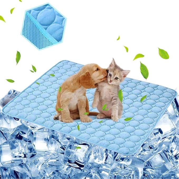 Dog Cooling Mat Pet Cooling Pads Dogs & Cats Pet Cooling Blanket by aingycy