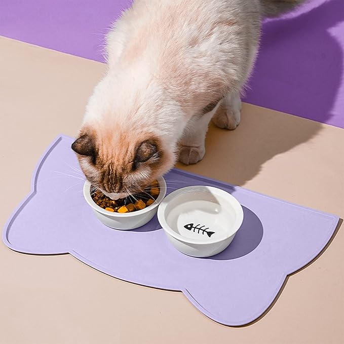 Cat Food Mat, Silicone Pet Feeding Mat - Image 5