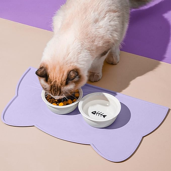 Cat Food Mat, Silicone Pet Feeding Mat - Image 5