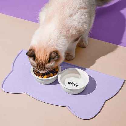 Cat Food Mat, Silicone Pet Feeding Mat - Image 5