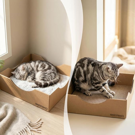 Modular Cardboard Cat Condo System, Bowl-Shaped Cat Bed Module, Foldable - Image 2