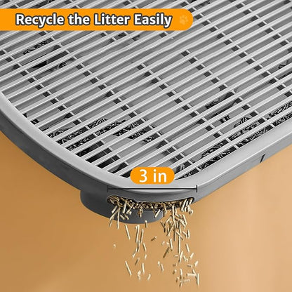 Litter Catching Step for Cat Litter Box, Litter Trap Stool for Automatic Litter - Image 7