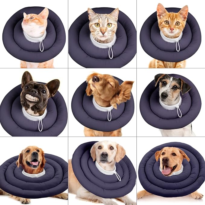 IDOMIK Dog Recovery Collar, Waterproof Soft Dog Cone After Surgery, Comfy - Image 8