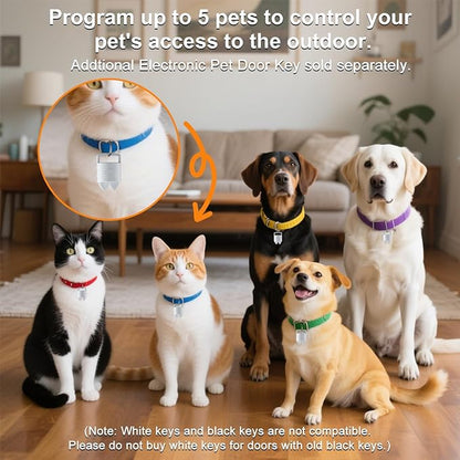 Electronic Smart Key for AJKJ Smart Pet Door, Add More Pets, Only 1 Key -1PCS - Image 2