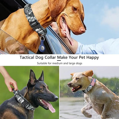 DAGANXI Tactical Dog Collar, Adjustable Military Training Nylon Dog Collar - Image 6