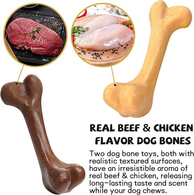 Aggressive Chew Toys, Nylon Bones, Indestructible Toys - Image 3