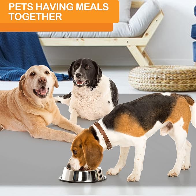 Pet Food Mat Pet Feeding Mat Silicone Placemat - Image 3