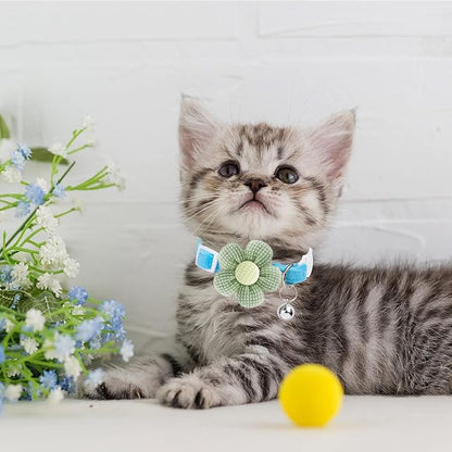 Breakaway Cat Collars with Bells, MUZIEBA Kitten Collar - Image 7