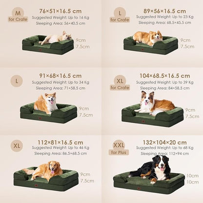 EHEYCIGA Orthopedic Dog Beds for Large Dogs, Waterproof Memory Foam Large Dog - Image 5