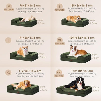 EHEYCIGA Orthopedic Dog Beds for Extra Large Dogs, Waterproof Memory Foam XL - Image 5