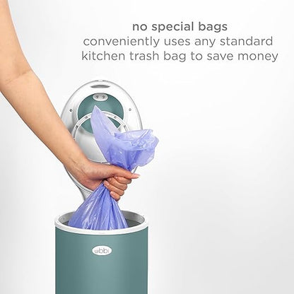 Ubbi Stainless Steel Diaper Pail, Odor Locking, No Special Bag Required - Image 5