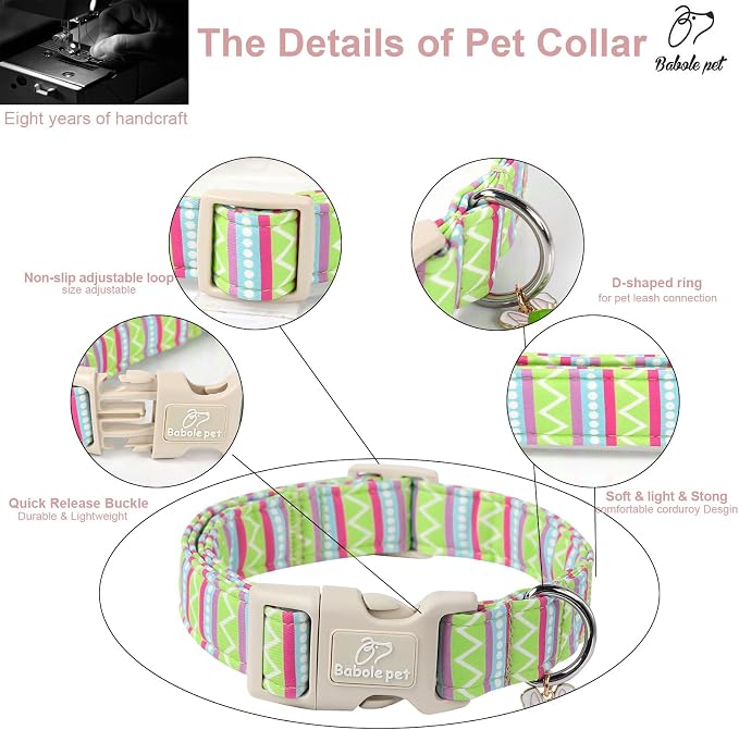 Easter Dog Collar for Medium Dogs - Image 4