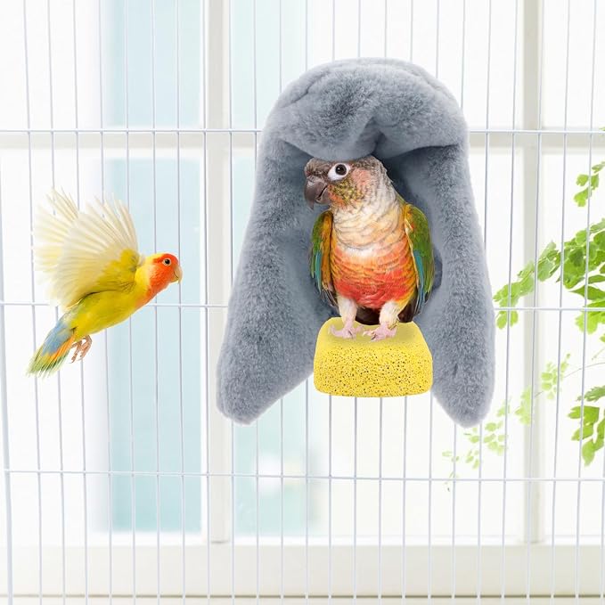 Cozy Bird Blanket Parrot Cage Snuggle Hut Warm Bird Nest House Bed Hanging - Image 2