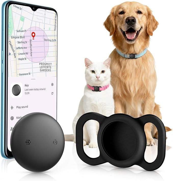 Google Android GPS Dog Collar, Mini Dog GPS Tracker, Smart Pet Activity Tracker by Vebiso