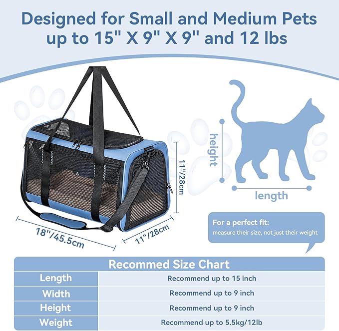 PETSFIT Soft-Sided Cat Carrier - Image 5