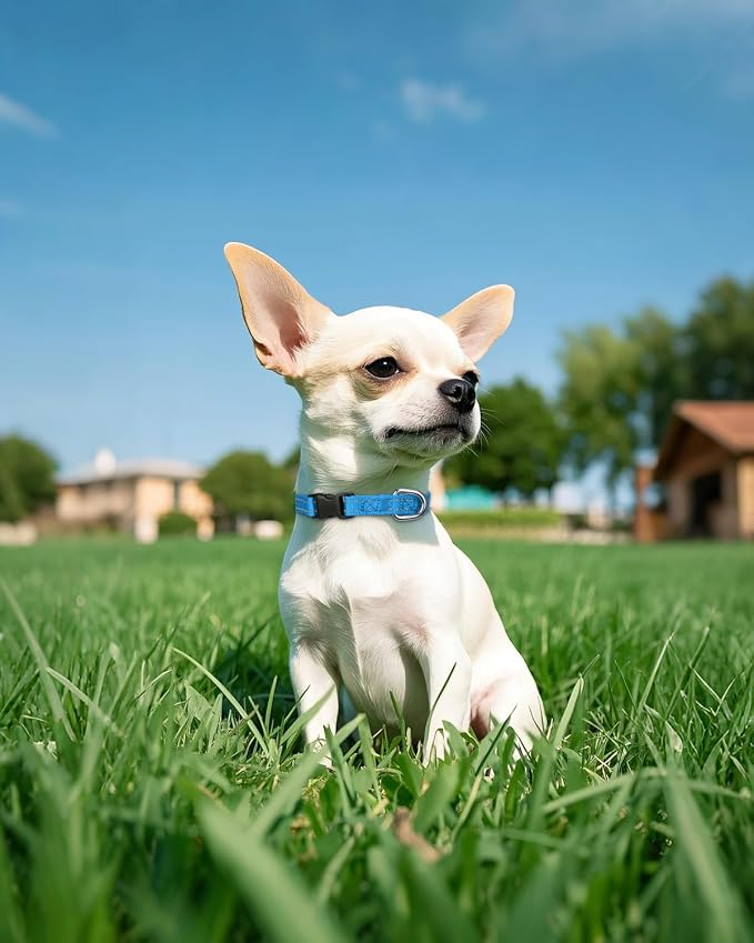 Joytale Small Dog Collar, Reflective and Adjustable Nylon Collar - Image 2
