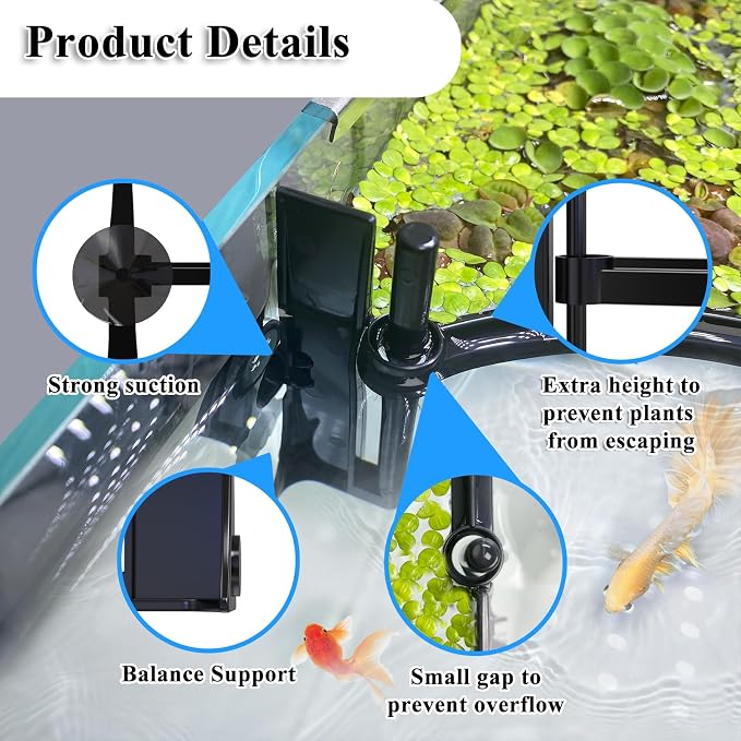 Floating Plant Corral for Aquarium, Fish Tank Accessories to Separate Floating - Image 2