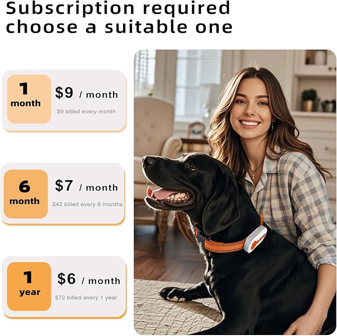 ROTX Dog GPS Tracker Real-time Tracker Alerts Virtual Fence Location Dog Cat - Image 8