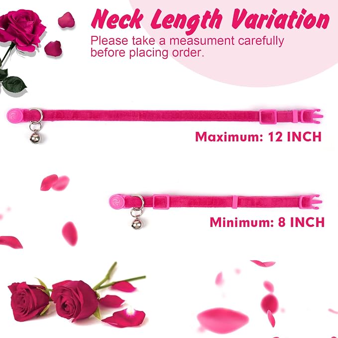 azuza 2 Pack Cat Collar Floral - Image 4