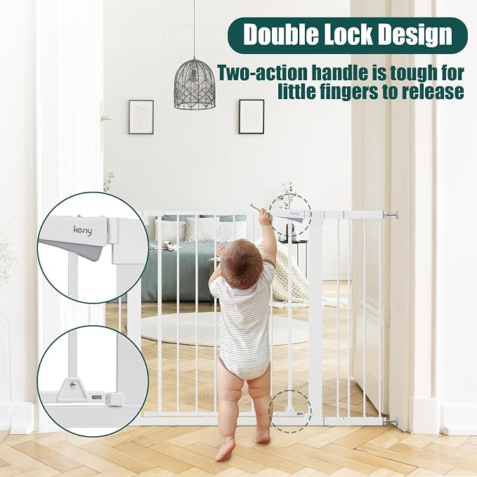 keny 29.7"-51.5" Extra Wide Baby Gate - Image 2
