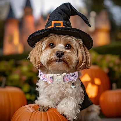 Halloween Dog Collar Cute Wizard Ghost Puppy Collar - Image 5