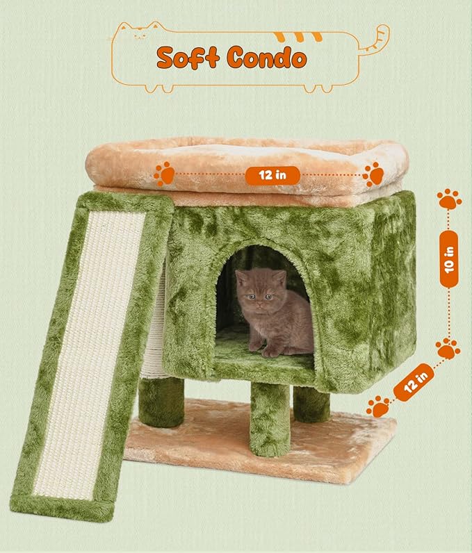 SYANDLVY Small Cat Tree for Indoor Cats, Cat Tower - Image 5