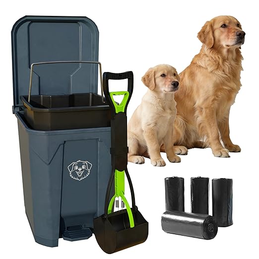 Dog Poop Outdoor Trash Can by LNYBJS