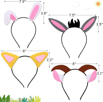 CiyvoLyeen Puppy Dog, Farm Animals Ear Headbands, - Image 4