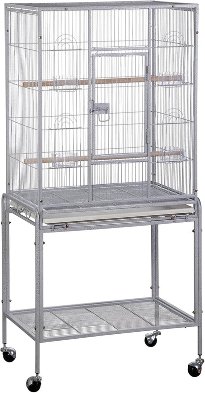 ZENY 53-Inch Bird Flight Cage, Wrought Iron Standing Large by ZENY