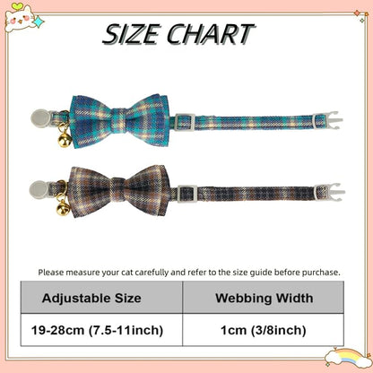 2 Pack Soft Cotton Cat Collars - Image 2