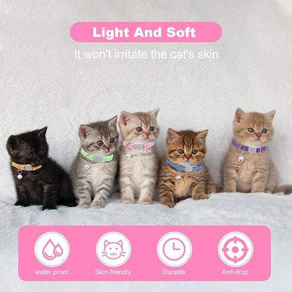 5 Pcs Breakaway Cat Collars, Reflective Cat Collar Small Cats Collar - Image 7