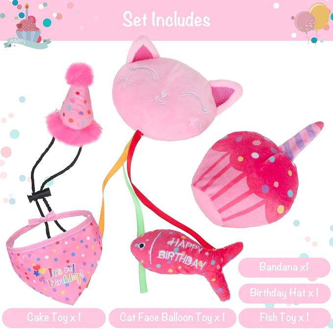 BINGPET Cat Birthday Catnip Toys - Image 5