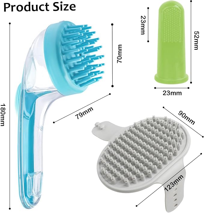 ELEGX Pet Grooming Bath Massage Brush - Image 2