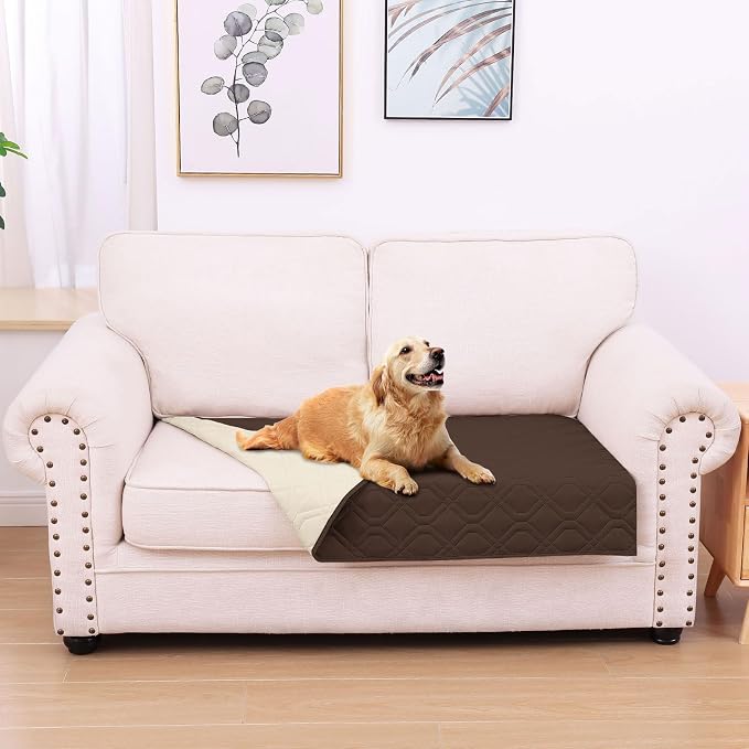 hyha Waterproof Dog Bed Blanket, Soft Pet Blankets, Waterproof Couch Cover by hyha