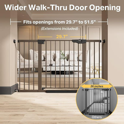 Cumbor 29.7"–51.5" Extra Wide Baby Gate - Image 3