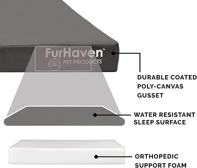 Furhaven Water-Resistant Orthopedic Dog Bed - Image 4