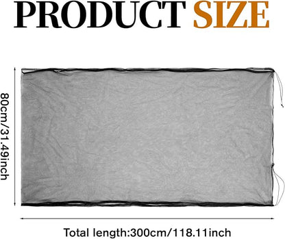 1 Pc Large Bird Cage Seed Cather, Bird Cage Cover 31 X 118 Inches Adjustable - Image 2