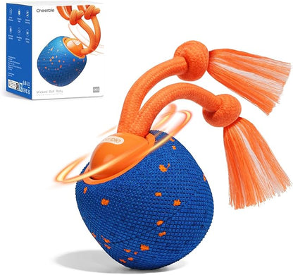 Cheerble Smart Interactive Dog Toy, Wicked Ball Rolly, Automatic Moving by CheerblePet