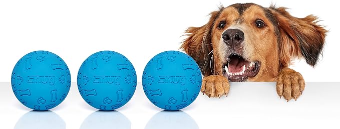 Snug Rubber Dog Balls for Small and Medium Dogs - Image 2