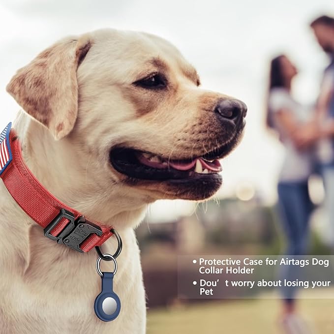 DAGANXI Tactical Dog Collar, Adjustable Military Training Nylon Dog Collar - Image 2