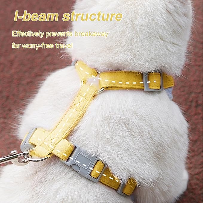 wanheart Cat Harness and Leash Set Escape-Proof Adjustable cat Leash and - Image 4