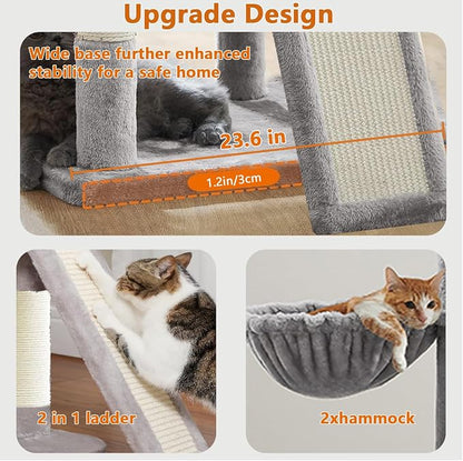 84.6" Multi-Level Tall Cat Tree Tower - Image 3