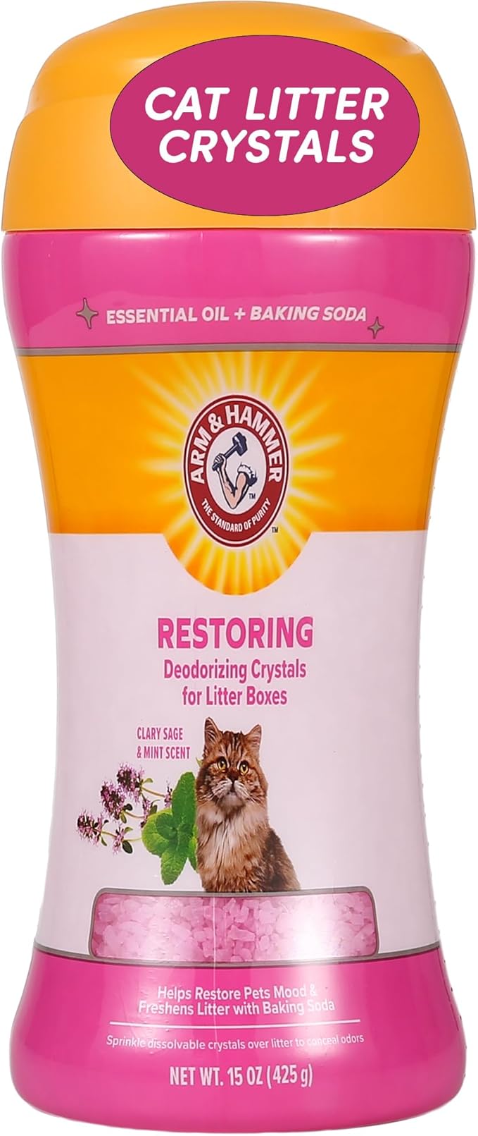 Arm & Hammer Restoring Cat Litter Box Deodorizing Crystals, Litter Deodorizer by ArmHammer