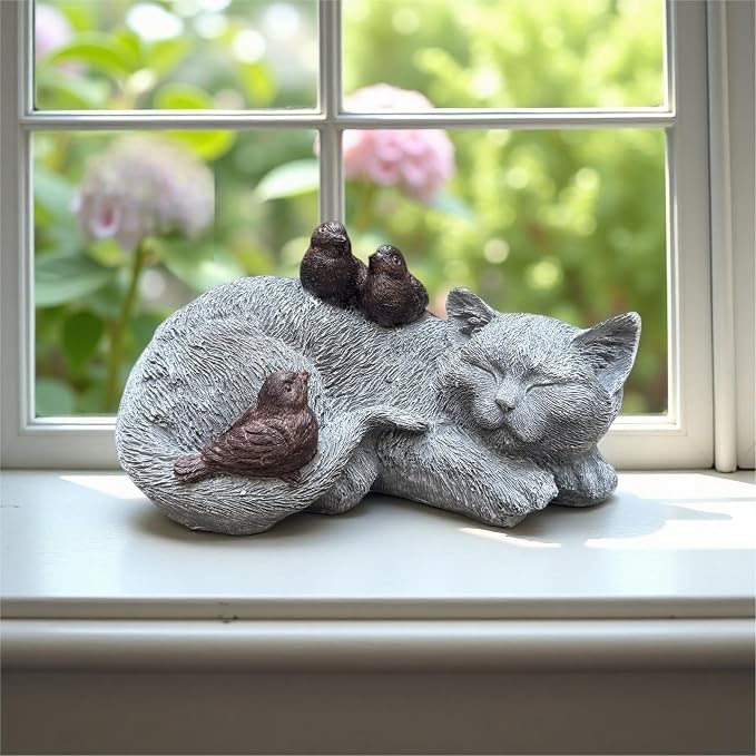 Cat Statue Outdoor Garden Decor - Image 6