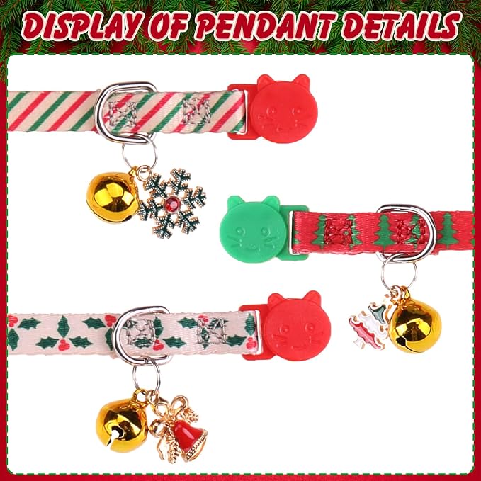Christmas Breakaway Cat Collars - Image 3