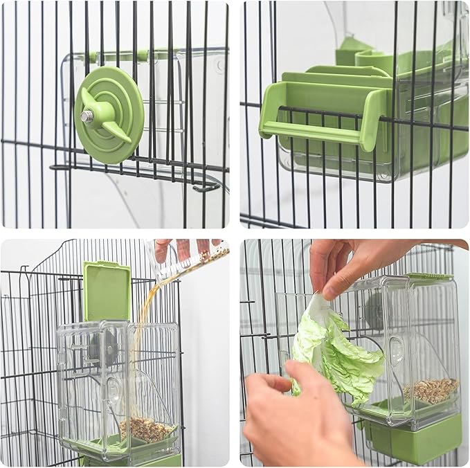 Automatic Bird Feeder, Bird Cage Feeder - Image 6