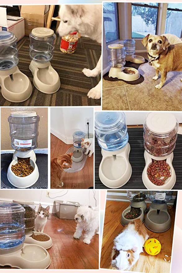 Pet Feeding Solution Automatic Cat & Dog Cafe Feeder and Water Dispenser in Set - Image 8