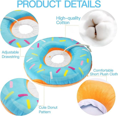 Cat Cone Collar Soft, Cute Cat Donut Collar After Surgery, Adjustable Kitten - Image 5
